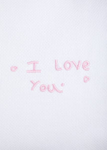 I Love You Handwriting Pillow