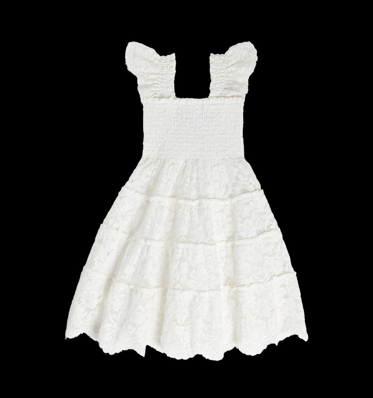 Girls Lace Baptism Dress | Adeline – Christeninggowns.com