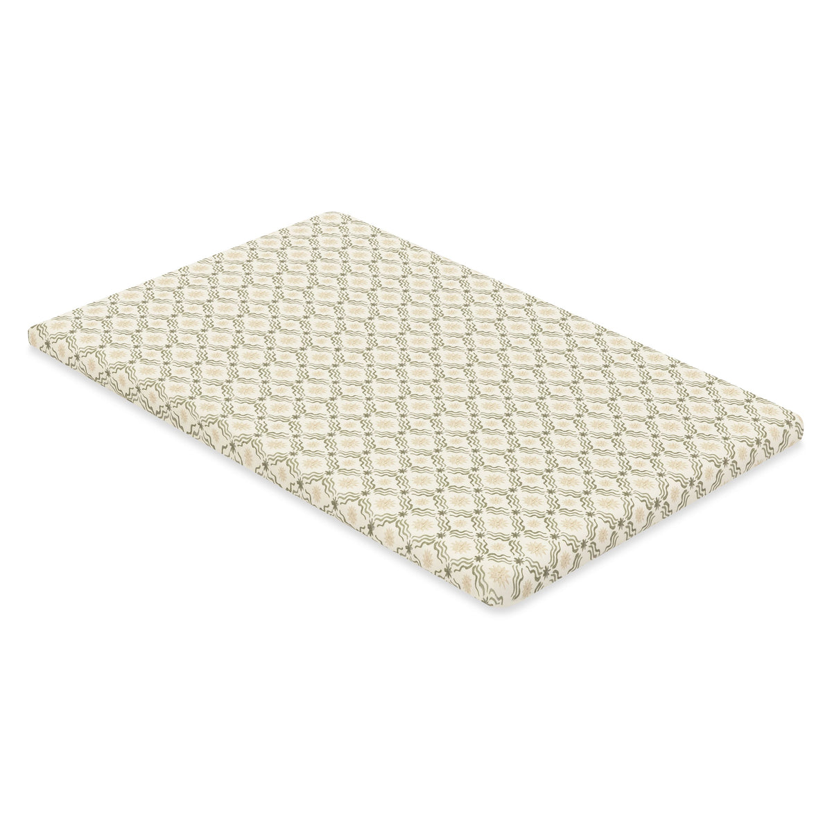 All-Stages® Bassinet Sheet in GOTS Certified Organic Brushed Cotton by Nate Berkus in Juniper Star