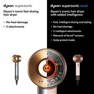 Supersonic Nural Hair Dryer in Ceramic Pink & Rose Gold