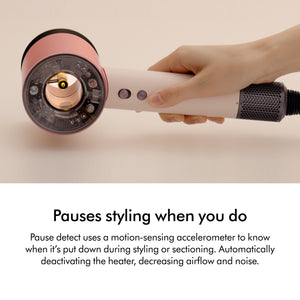 Supersonic Nural Hair Dryer in Ceramic Pink & Rose Gold