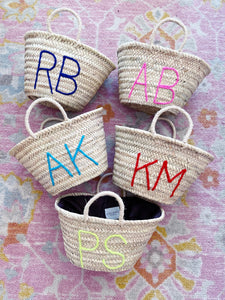 Embroidered Custom Name Baskets