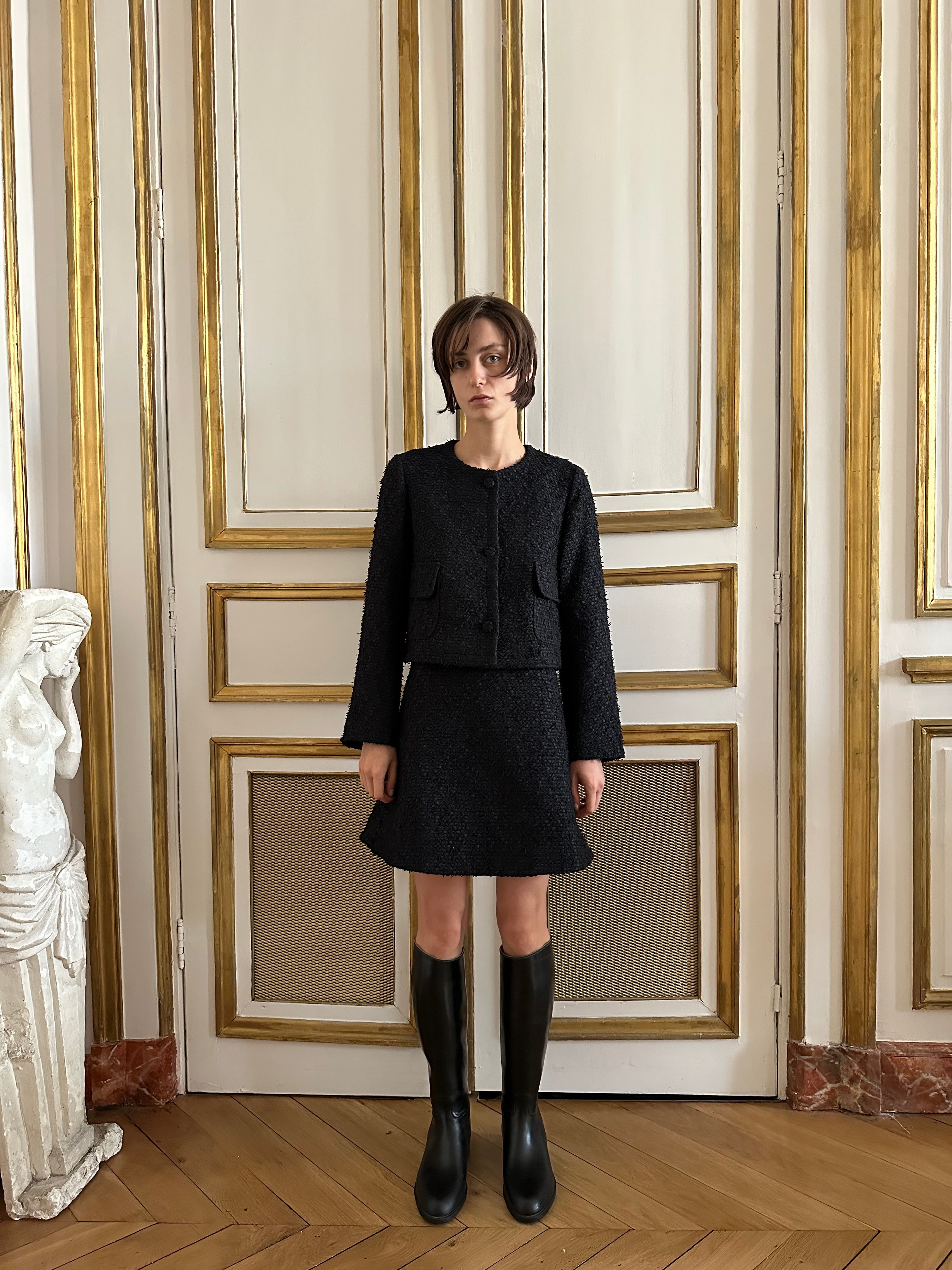 Alexia Skirt in Noir Été