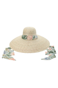 Lee Jofa x SBB: Daisy Sun Hat With Lee Jofa “Athlea” Ribbon