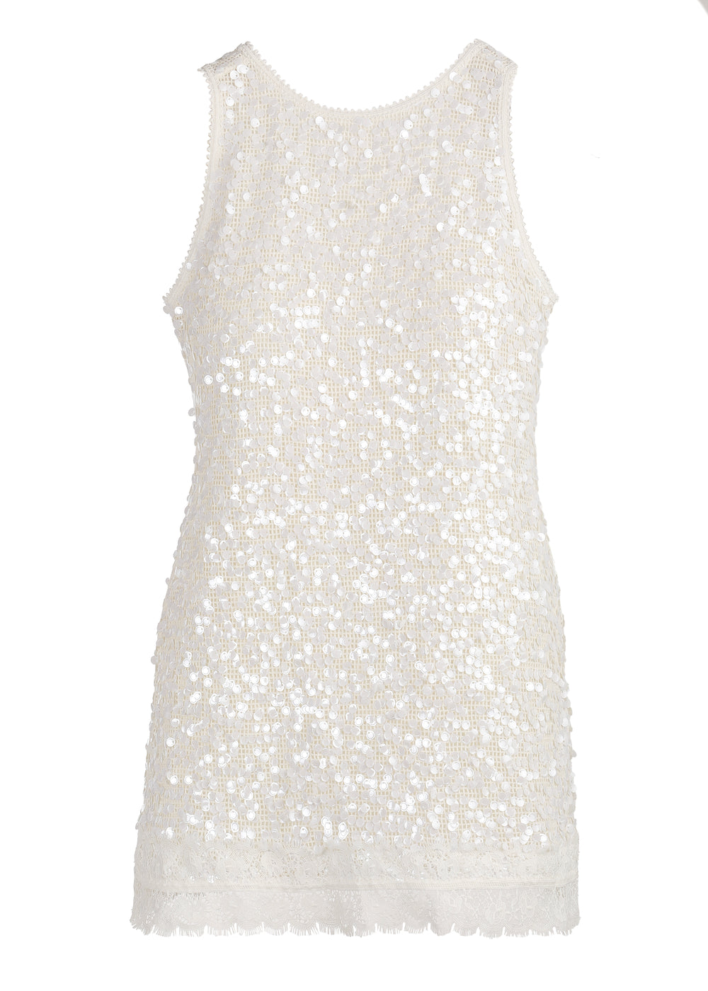 Vivienne Mini Dress in White