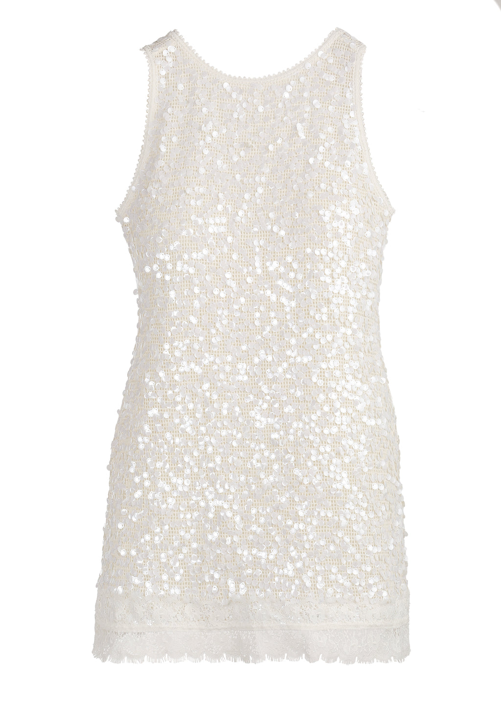 Vivienne Mini Dress in White