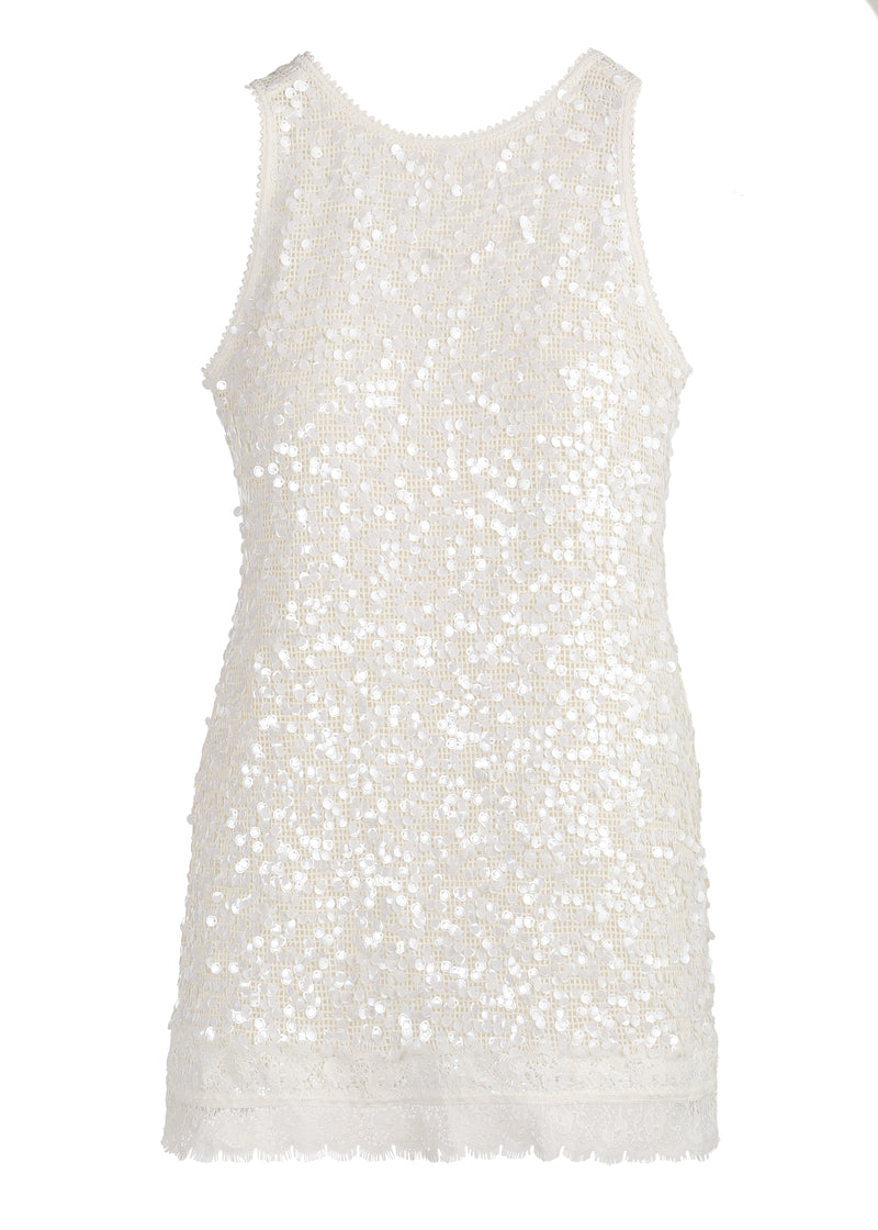 Vivienne Mini Dress in White
