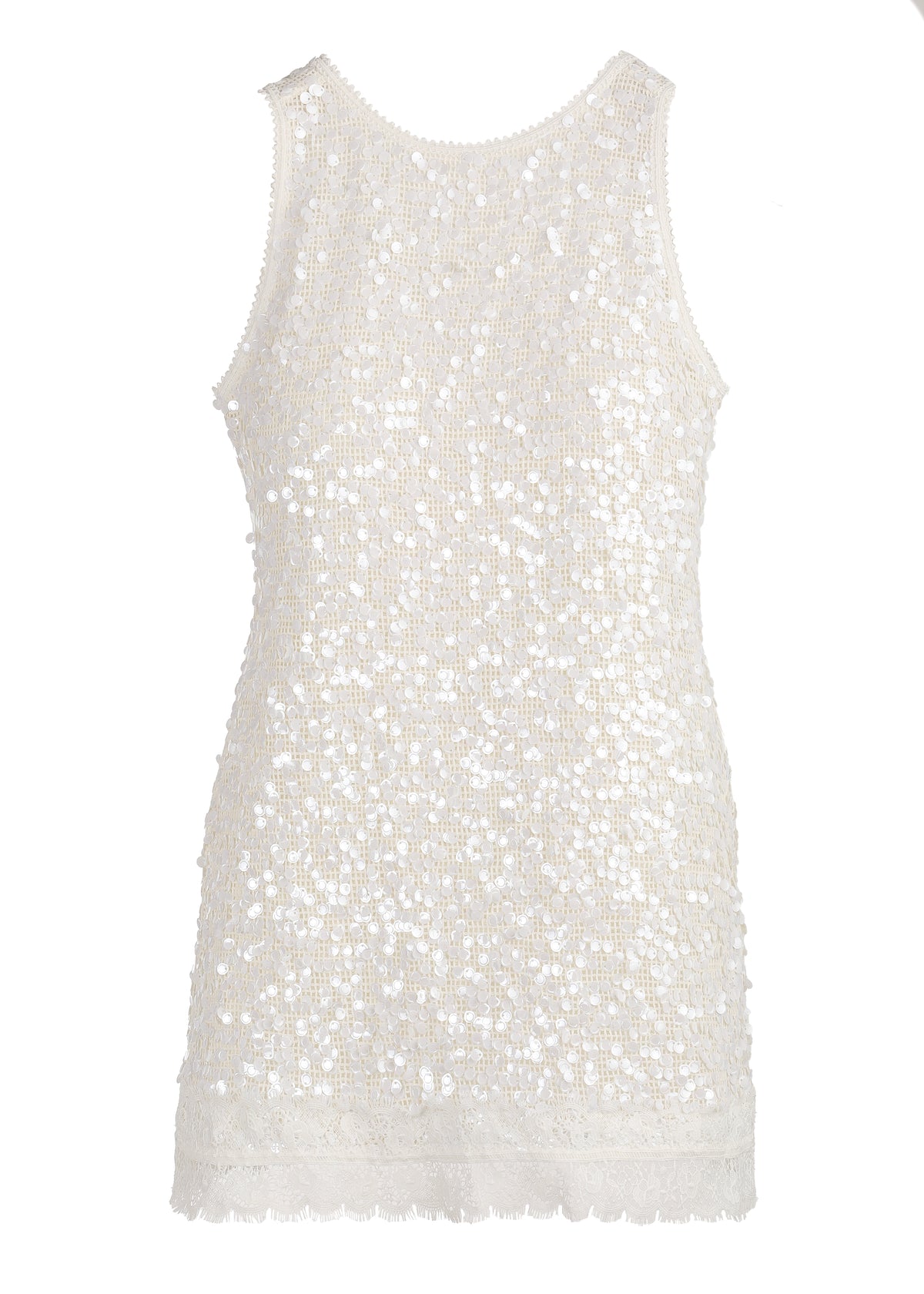 Vivienne Mini Dress in White