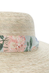 Lee Jofa x SBB: Daisy Sun Hat With Lee Jofa “Athlea” Ribbon