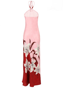 Tallulah Halter Dress in Liliana