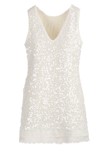 Vivienne Mini Dress in White