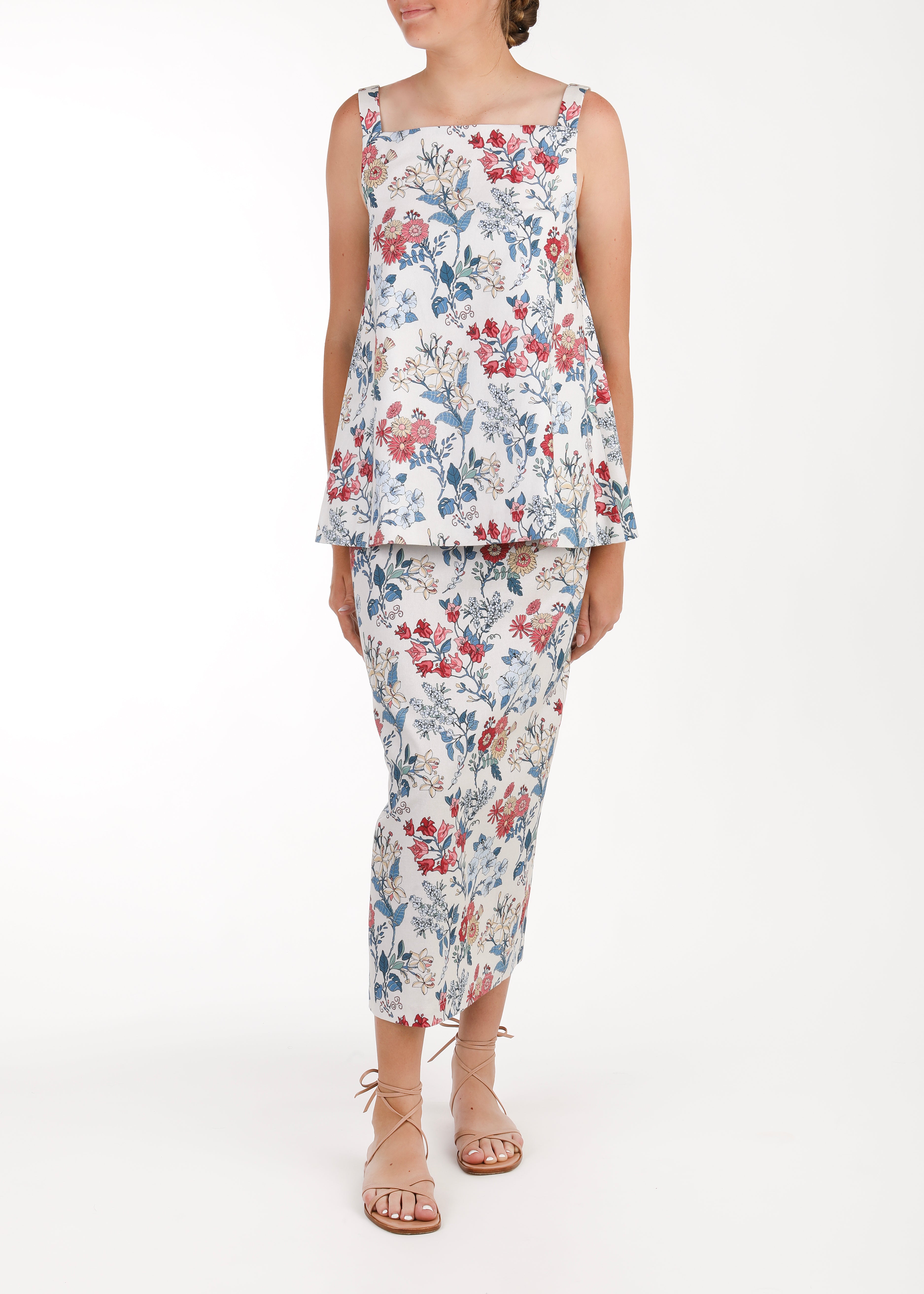 A-Line Top in Antique Floral
