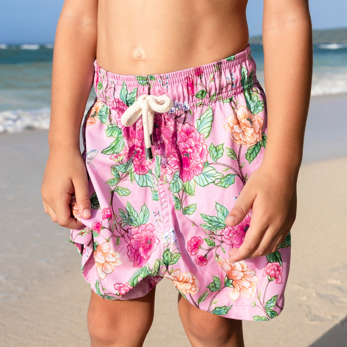 Peony Boy Swim Trunk