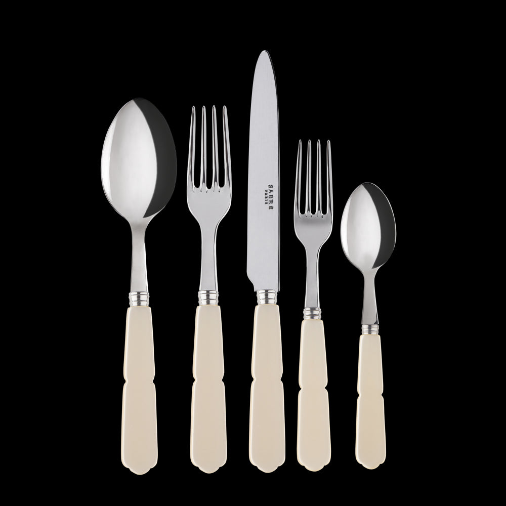 Gustave Place Setting in Pearl, Set of 5