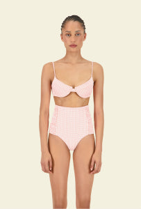 The Lulu Top in Primrose Plaid