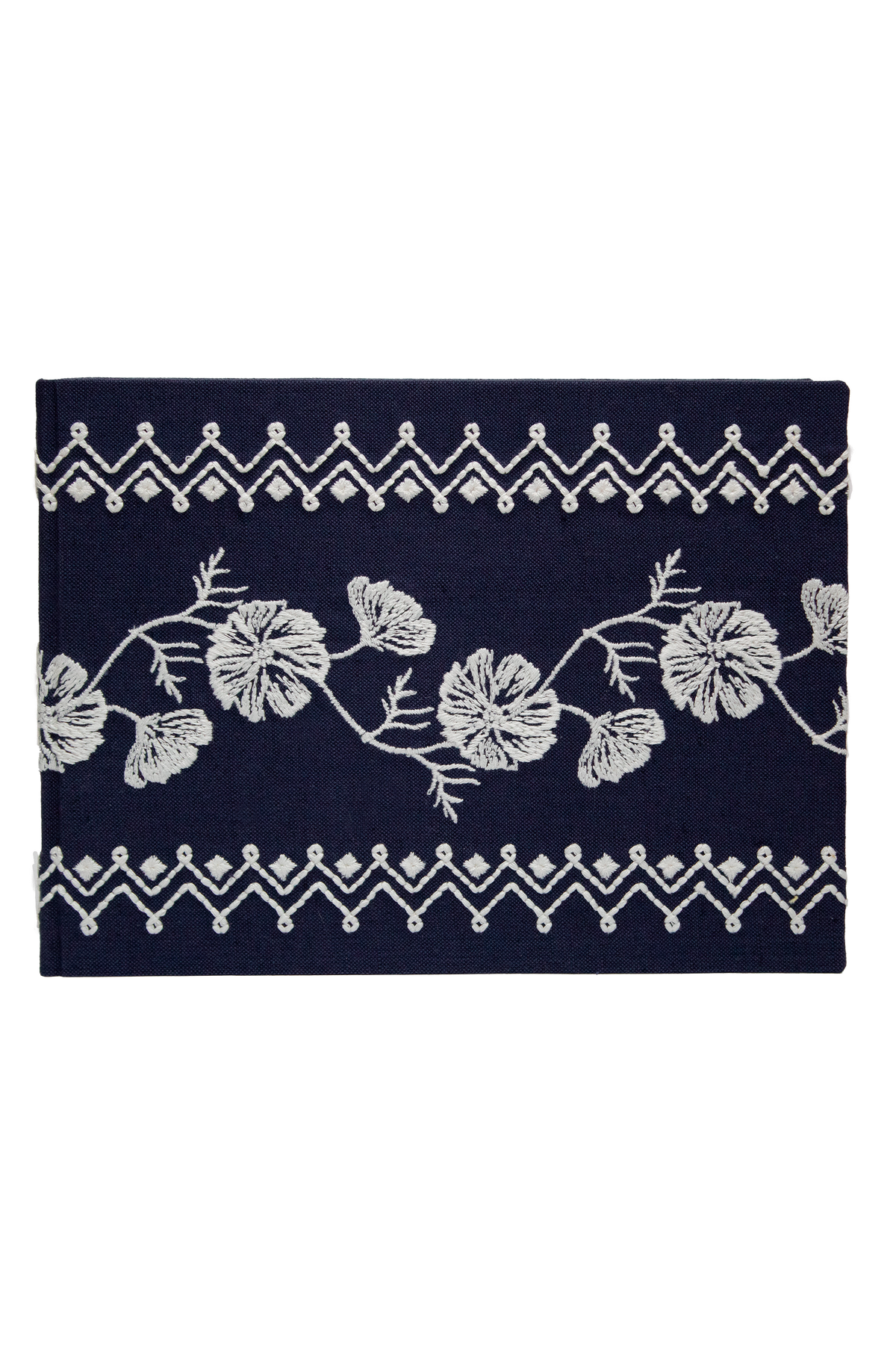 Cosmo Guest Book in Navy Stripe