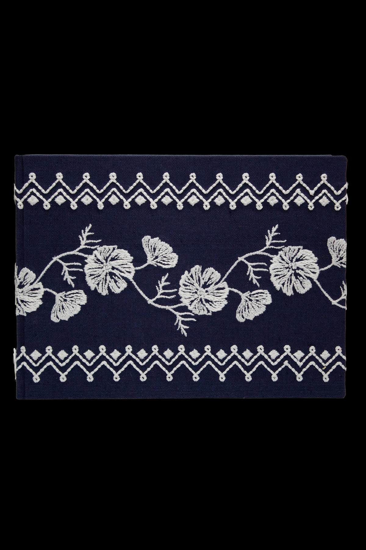 Cosmo Guest Book in Navy Stripe