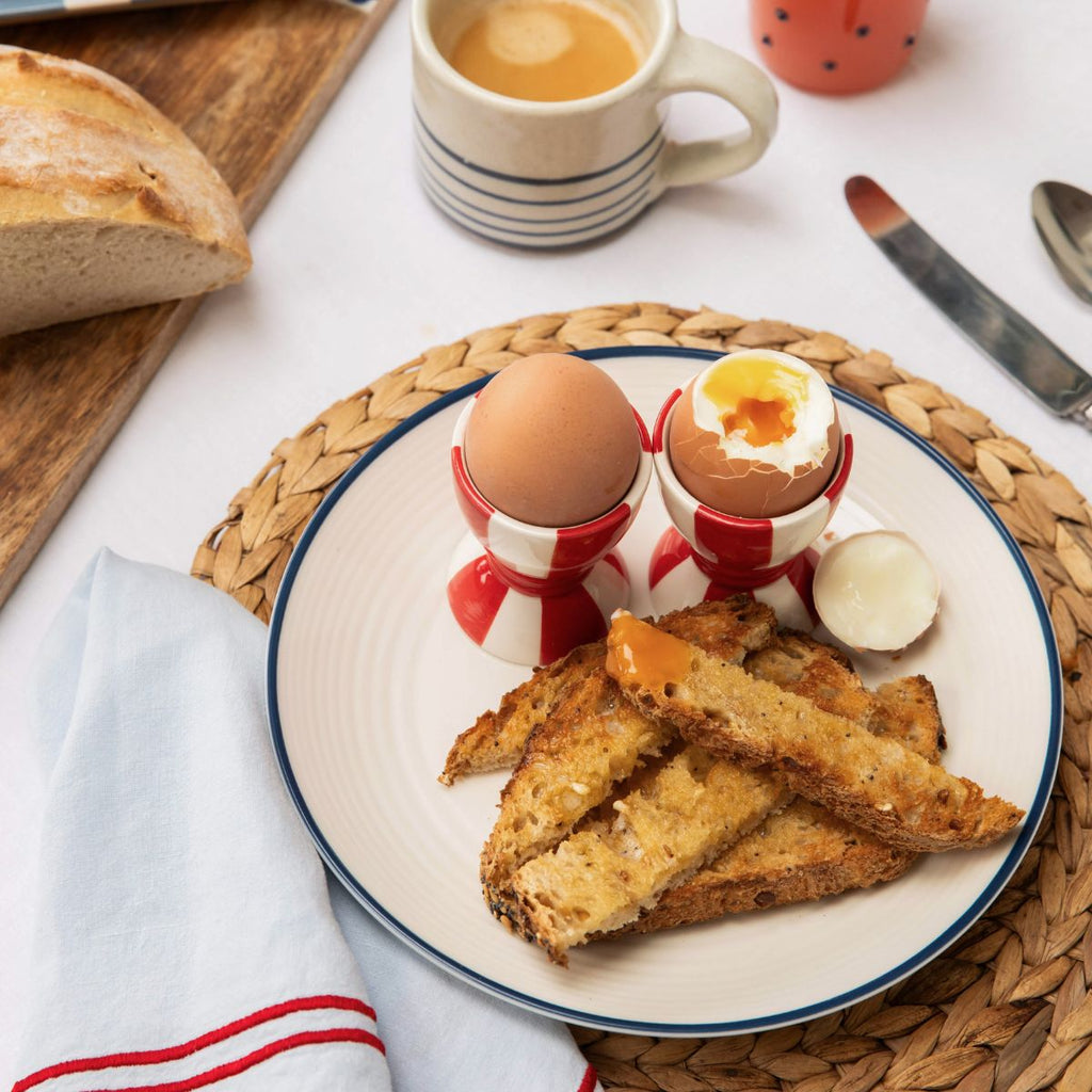 Striped Egg Cup
