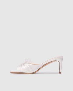 Lacey 65 in White Satin