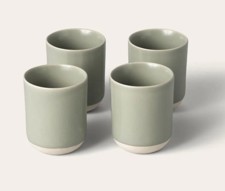 Cappuccino Cups- Beachgrass Green