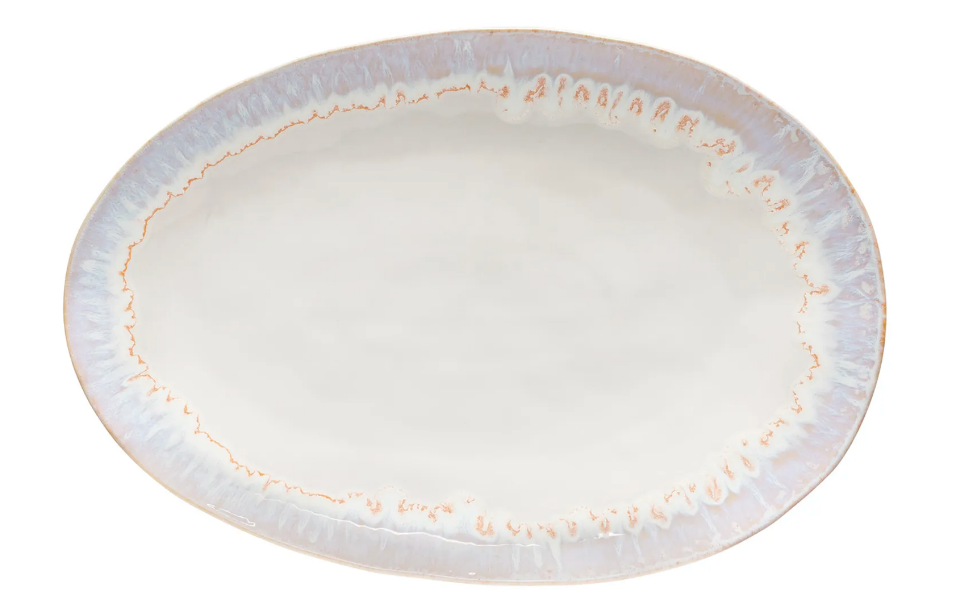 Brisa Oval Platter in Salt White
