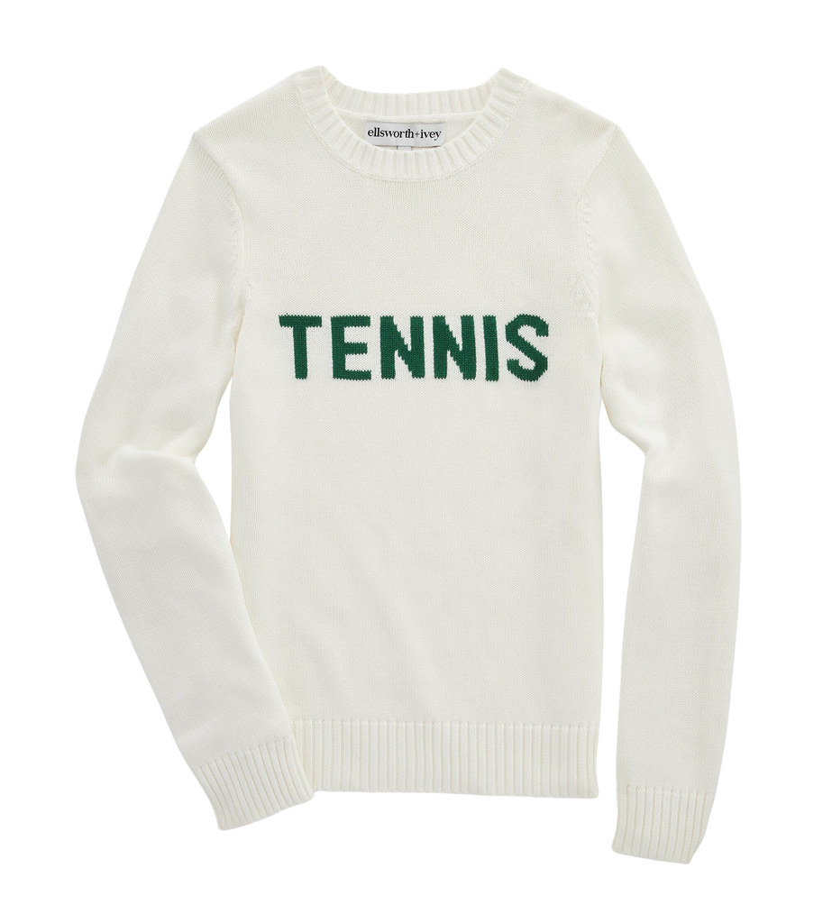 Tennis Crew Neck Sweater