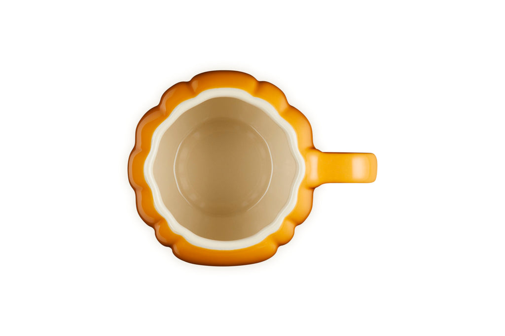 Le Creuset Pumpkin Mug, 14 oz., Persimmon