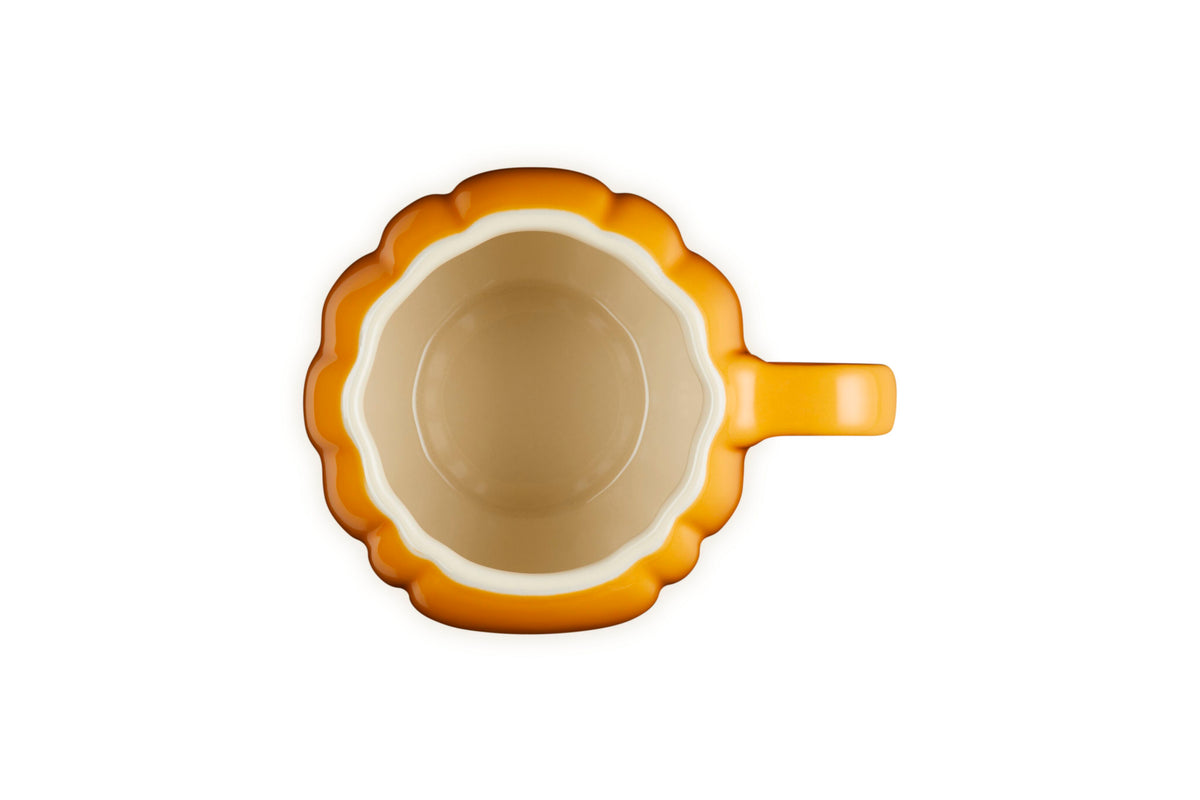 Le Creuset Pumpkin Mug, 14 oz., Persimmon