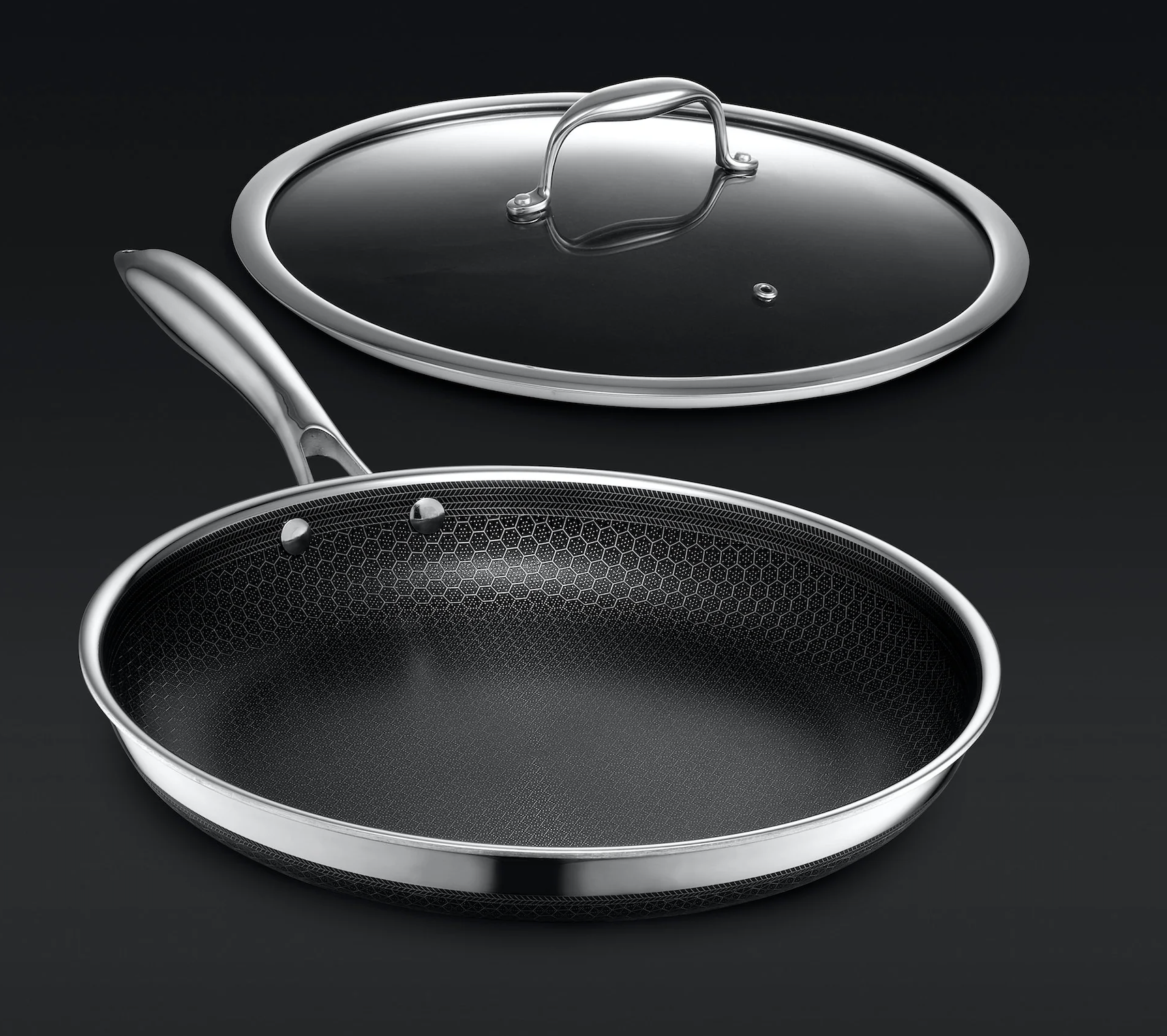 12" Frying Pan with Lid