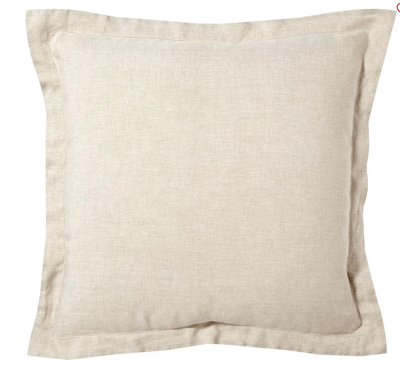 Belgian Flax Linen Euro Shams set of 2