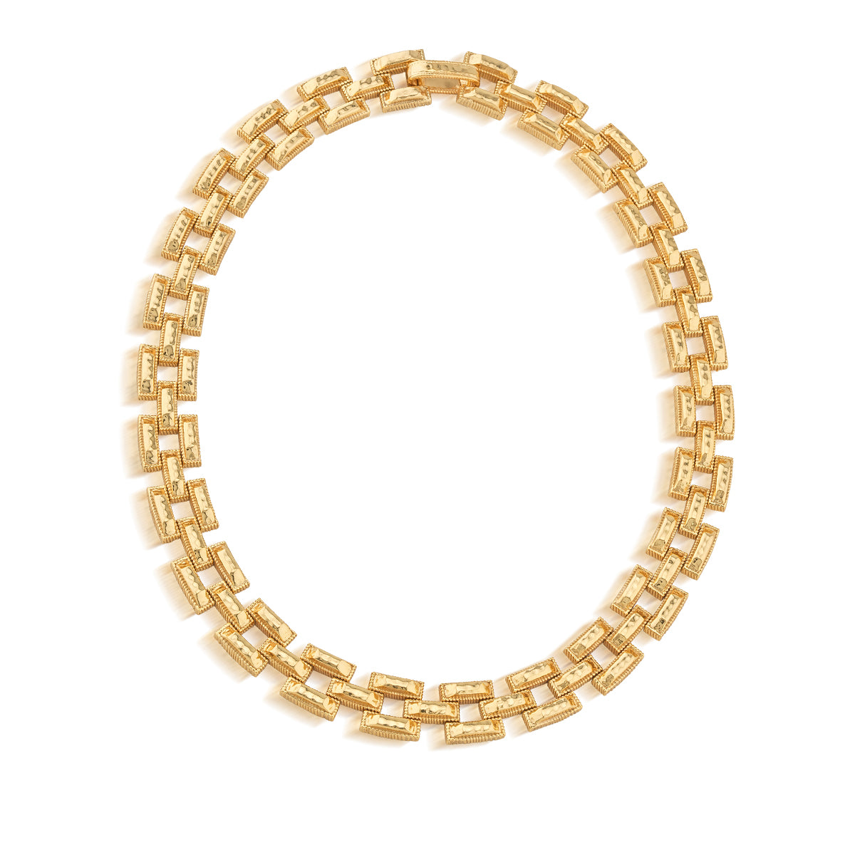 Pathway Petite Link Necklace in Gold