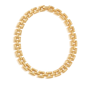 Pathway Petite Link Necklace in Gold