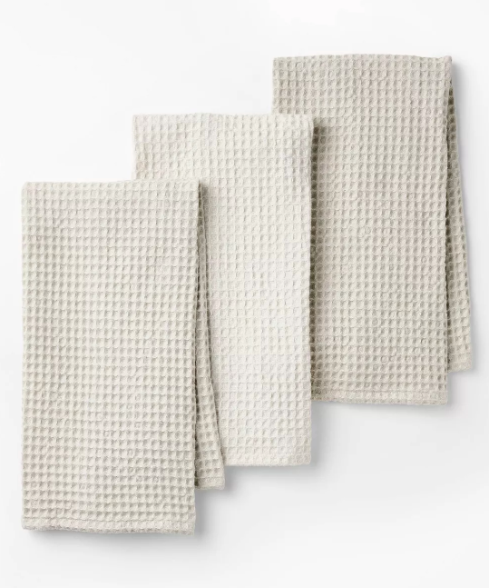 3pc Waffle Kitchen Towels - Figmint™