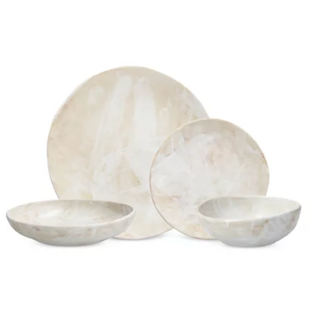 CT COLLECTION NO. 2 WHITE 16 PC DINNERWARE SET