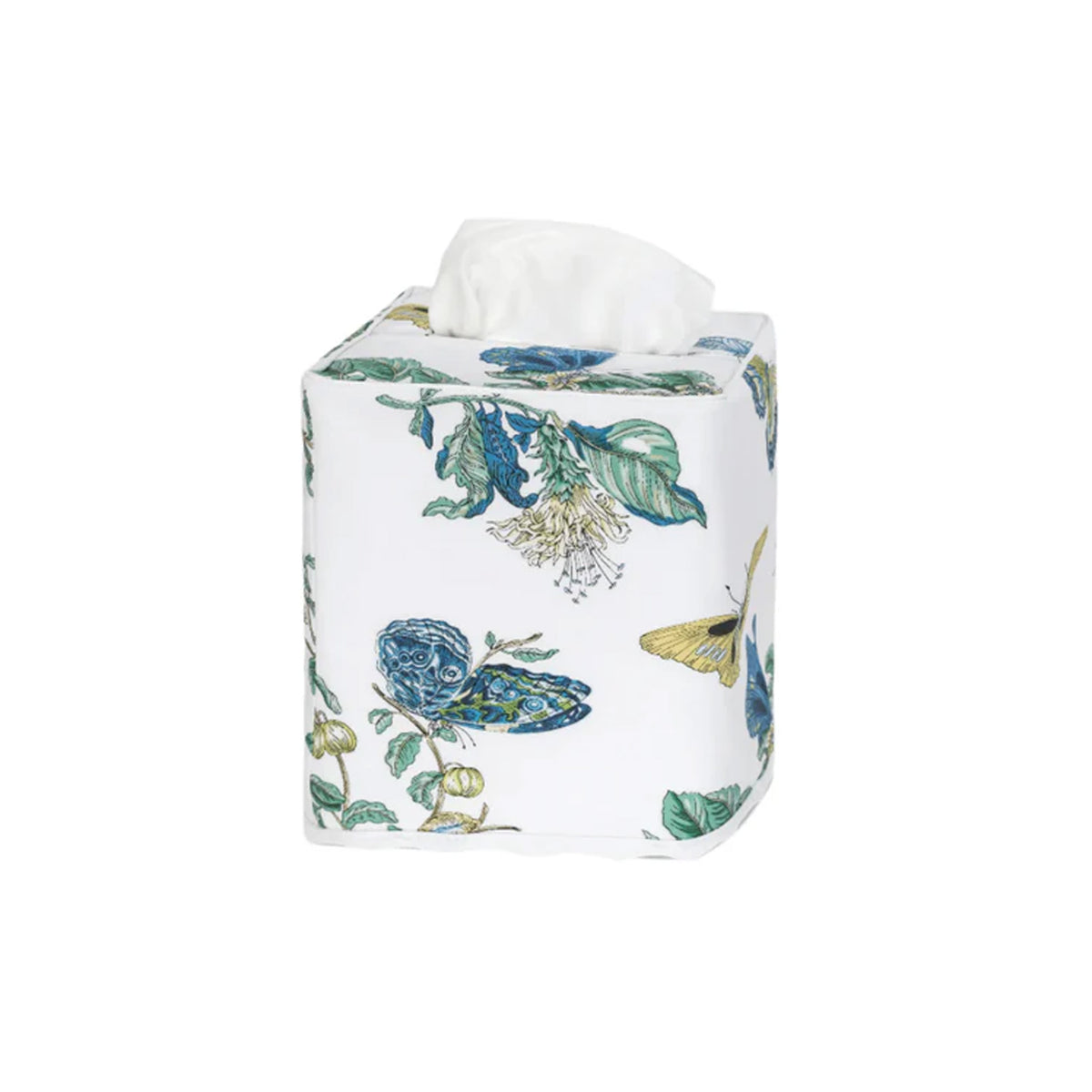 Baudin Butterfly Tissue Box Cover in Prussian Blue