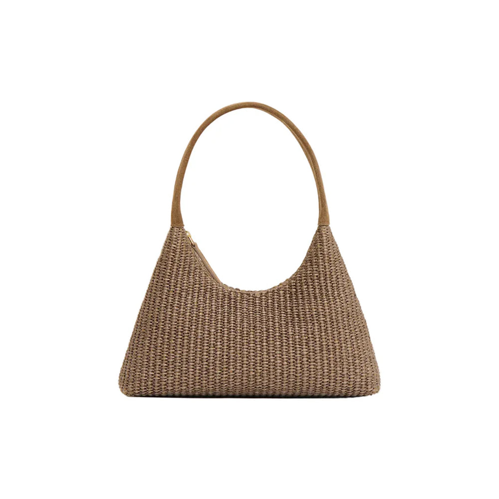 Mini Candy Bag in Anise Raffia/Anise Suede