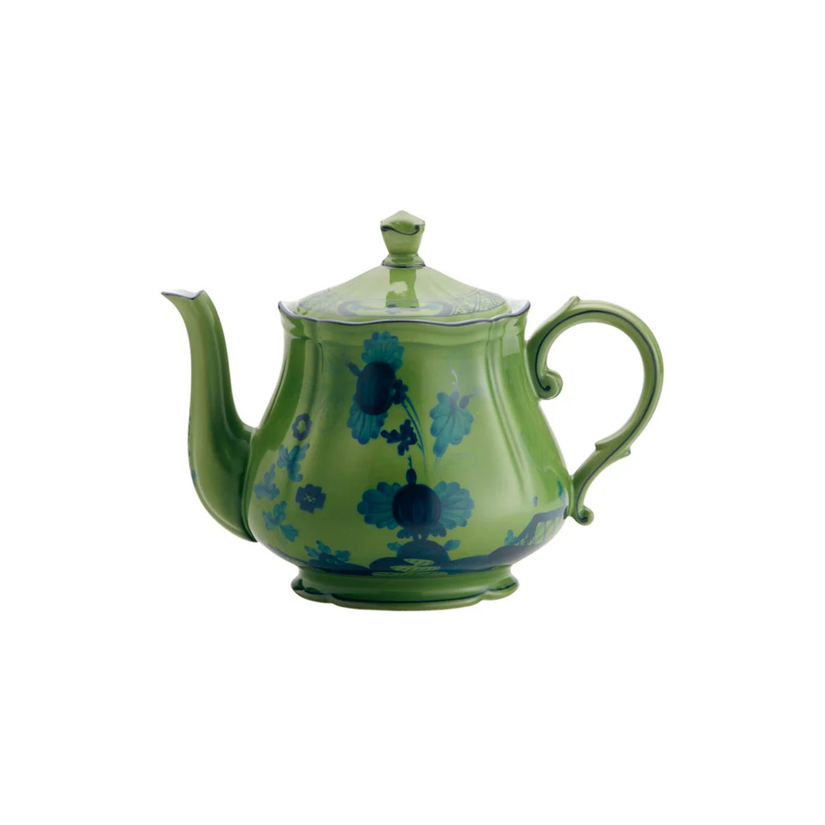 Oriente Italiano Teapot With Cover in Malachite