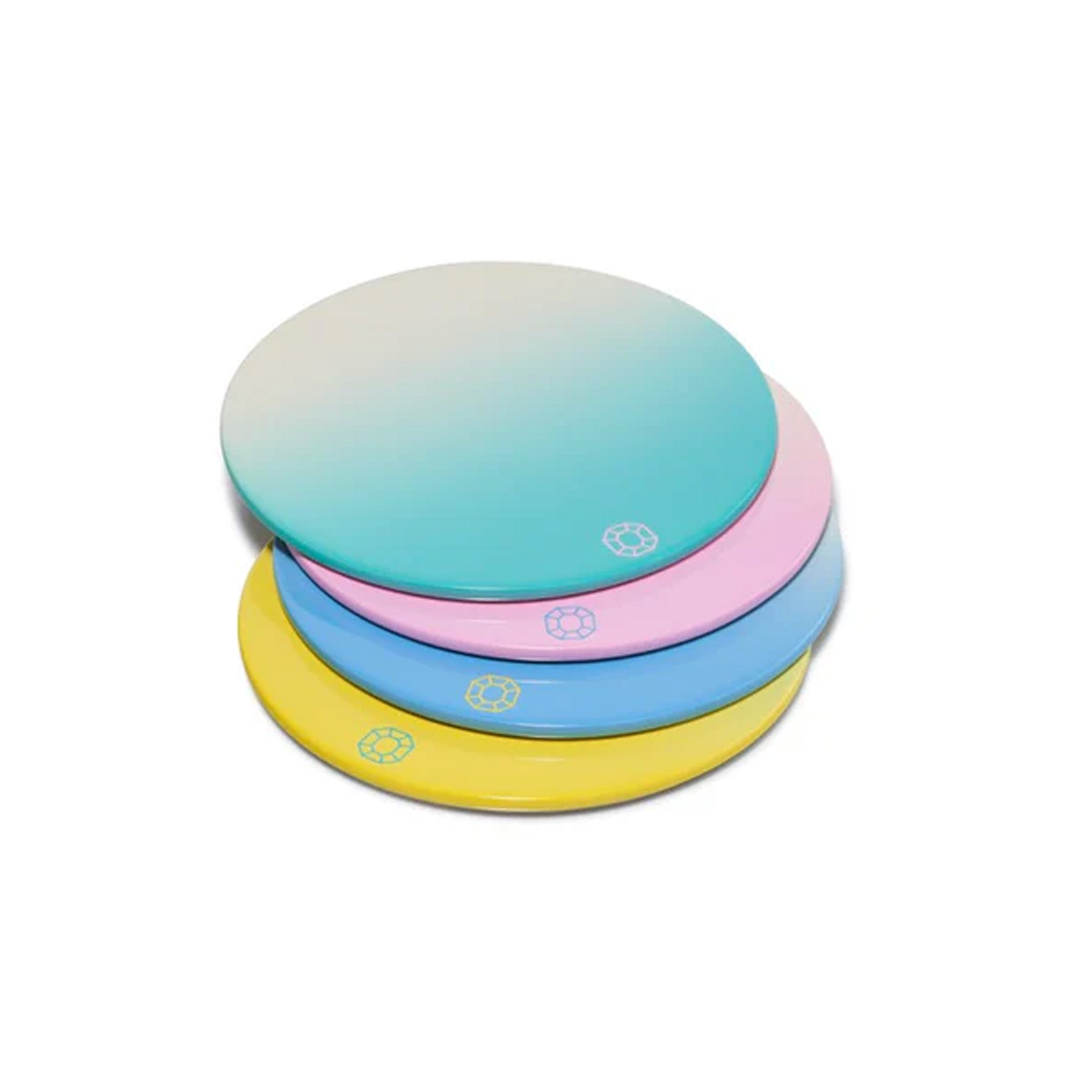 Octogone Coasters in Pastel, Set of 4