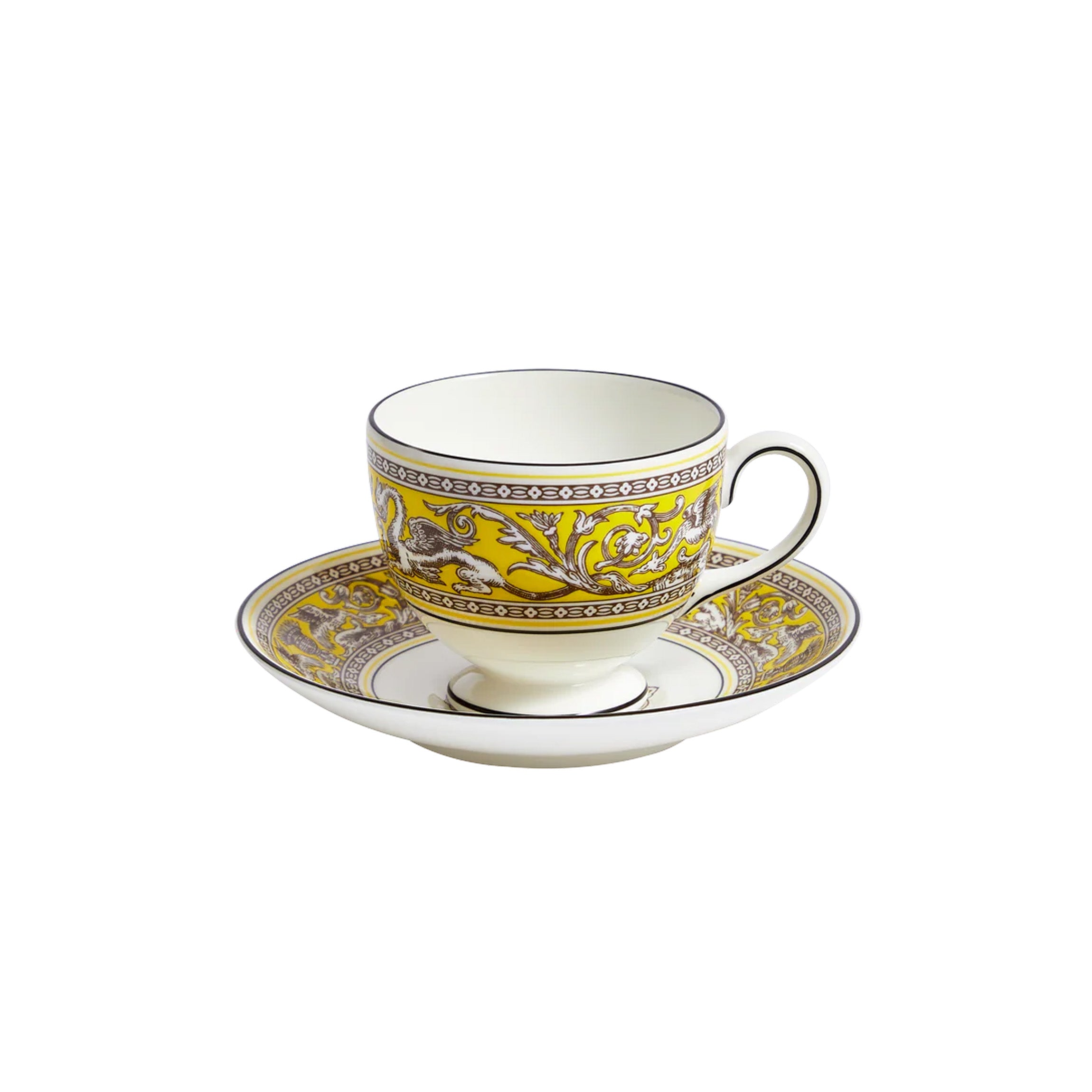 Florentine Citron Teacup Saucer