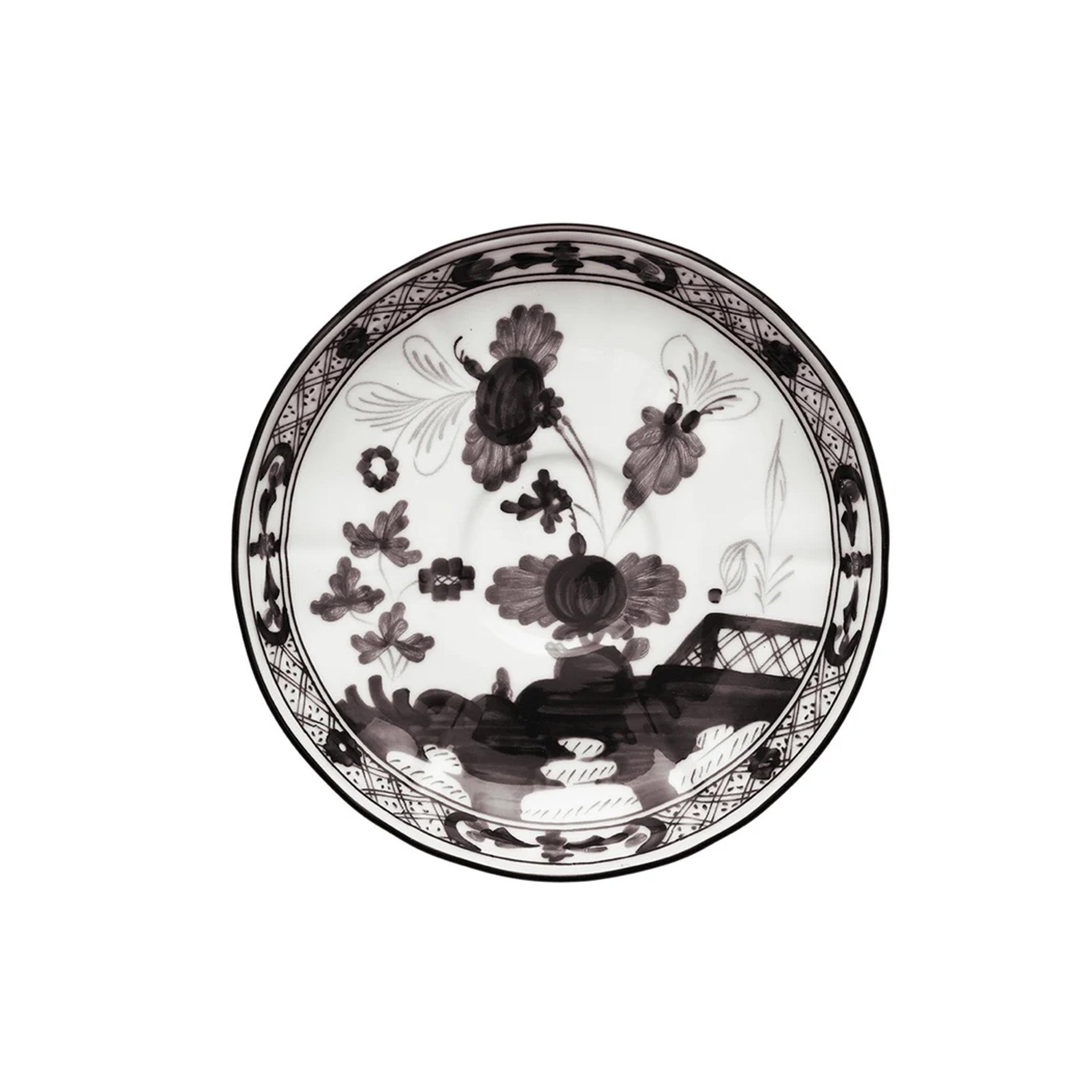 Oriente Italiano Coffee Saucer in Albus