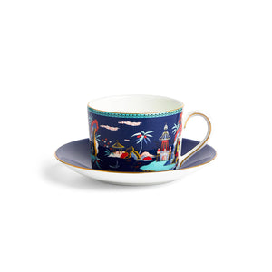 Wonderlust Teacup & Saucer Set