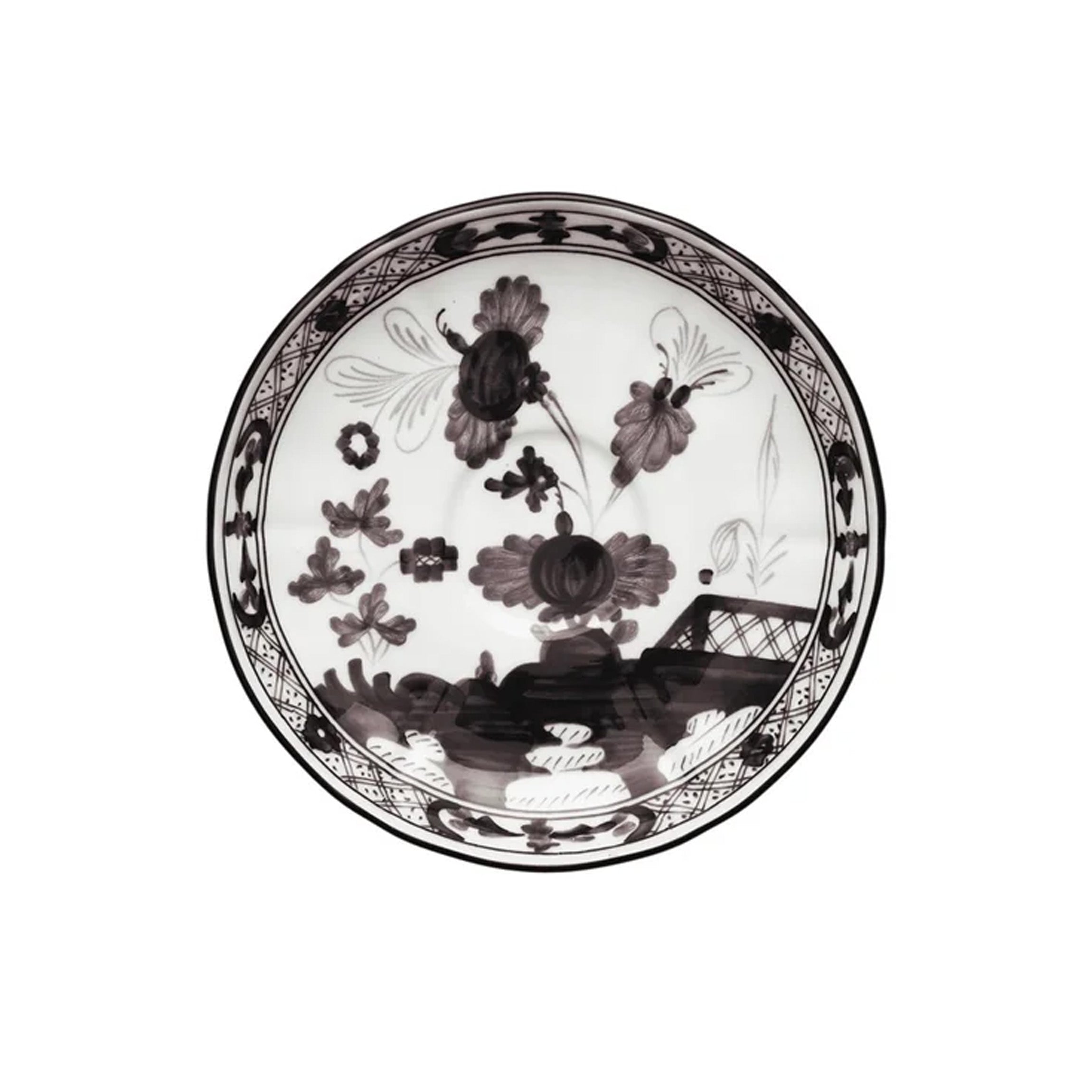 Oriente Italiano Tea Saucer in Albus