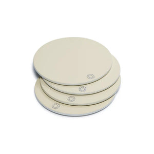 Octogone Coasters in Ivory, Set of 4