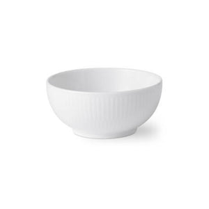 White Fluted Bowl, 4.13
