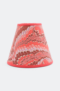 6" Clip-On Chandelier Sconce Lampshade in Hand-Marbled