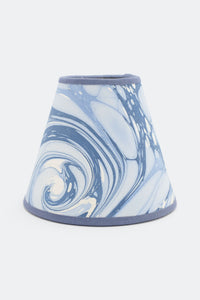 6" Clip-On Chandelier Sconce Lampshade in Hand-Marbled