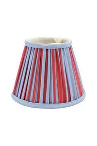 Red and blue striped pleated mini lampshade from Inner Child