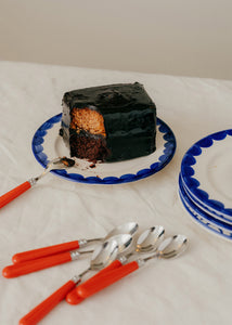 Blue Scallop Side Plate