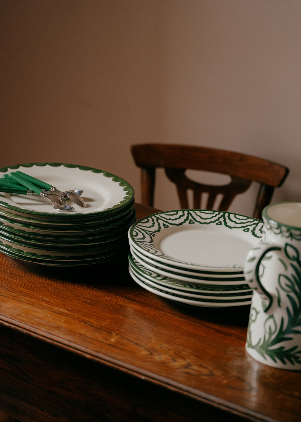 Green Tabla Dinner Plate