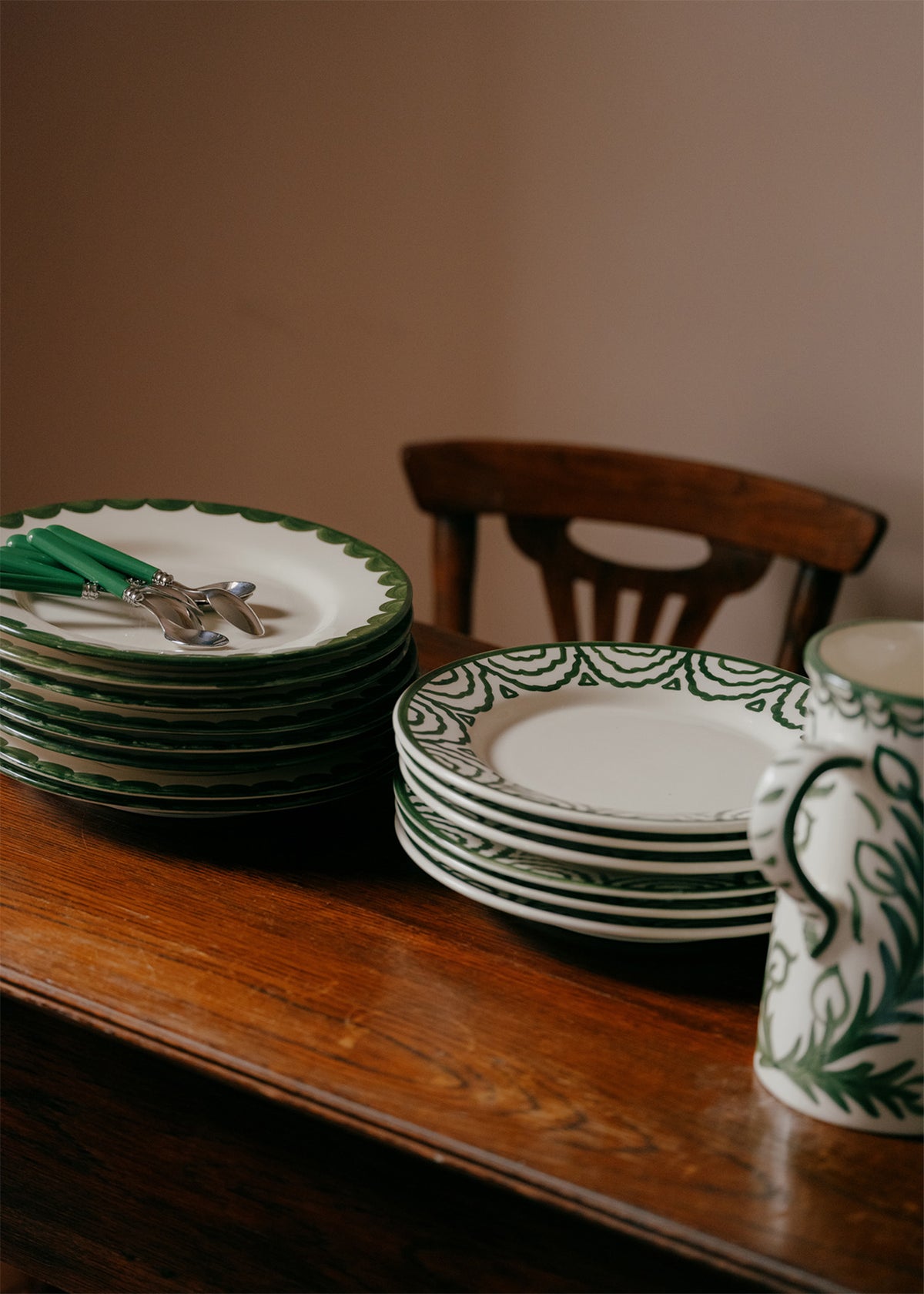 Green Tabla Dinner Plate